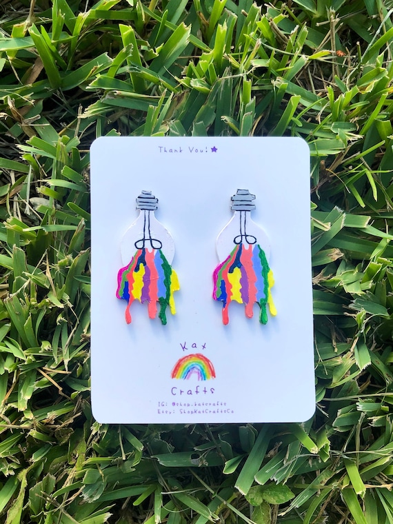 Harry styles earrings sales etsy