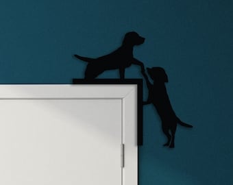 Dogs Door Trim Corner - Who doesn't love puppies?