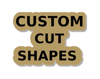 Custom Shape Acrylic Blanks 2.5” for Keychains, Bag Charms, Badge Reel Blank, Badges, Cast Acrylic use for Resin, Epoxy, Vinyl