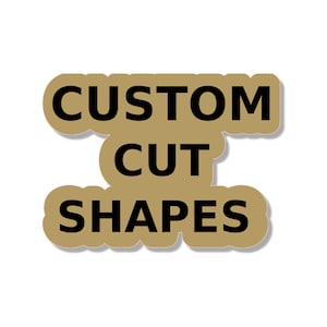 Custom Shape Acrylic Blanks 3” for Keychains, Bag Charms, Badge Reel Blank, Badges, Cast Acrylic use for Resin, Epoxy, Vinyl