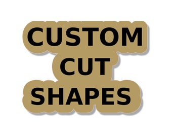 Custom Shape Acrylic Blanks 3” for Keychains, Bag Charms, Badge Reel Blank, Badges, Cast Acrylic use for Resin, Epoxy, Vinyl