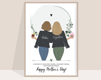 Printable Mother’s Day Card, First Mother’s Day Frame, Mother’s Day Gift From Son, First Mother’s Day Gift, Funny Mother's Day Card