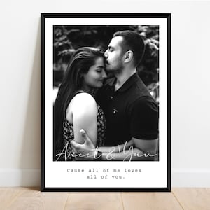 Valentines Day Gift for Boyfriend, Photo Gift, Valentines Day Gift For Husband, Valentines Day Gift For Her, Girlfriend, Wife, Personalized image 1