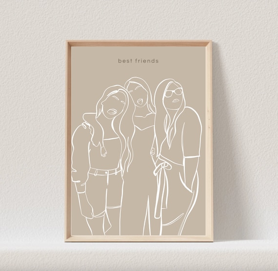 Freundschaftsgeschenk Für Frauen – Lustige Make-up-Tasche Mit Spruch 'I Hope We're Friends Until We Die', 22,9x17,8 Cm, Aus Leinen