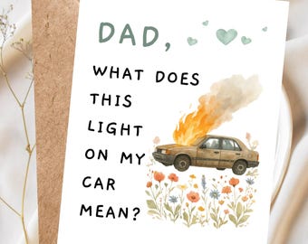 Funny Father's Day Card Dad Birthday Card Funny Fathers Day Gift Dad Gift Dad Card Dad Jokes Fathers Day Gift from Daughter Fathers Day Gift