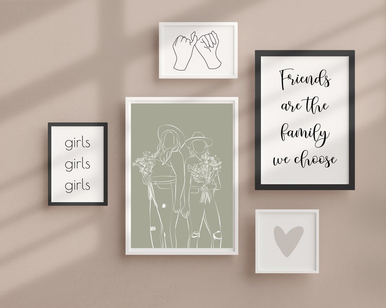 Best Friend Gift Personalized, Best Friend Birthday Gifts For Her, Custom Portrait, Friendship Gift, Best Friend Gift For Women Mothers Day image 10