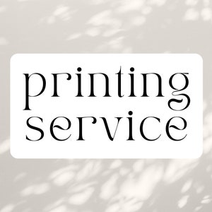 Printing Service