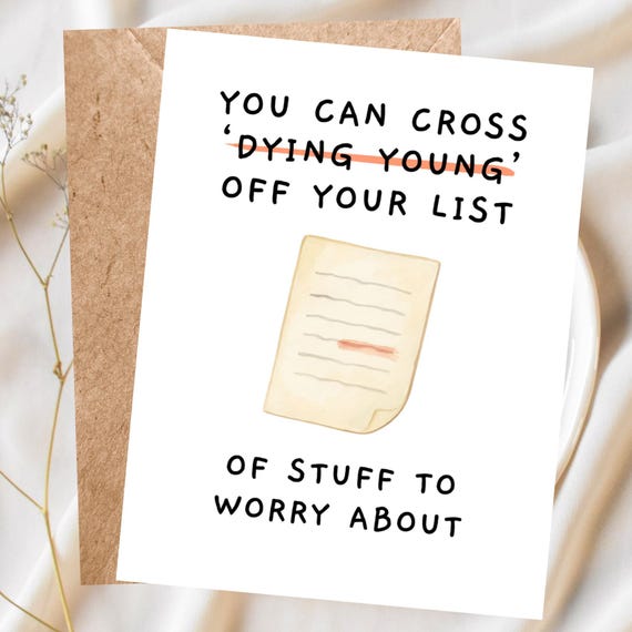 Funny Birthday Card for Her for Him Sarcastic Rude Adult Humor Card Snarky Greeting Card for Friend, Coworker, Men, Birthday Brother Sister