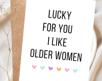 Funny Birthday Card for Wife Anniversary, Girlfriend Birthday Card Funny, Valentine’s Card for Her Romantic Humorous Greeting Card for Women