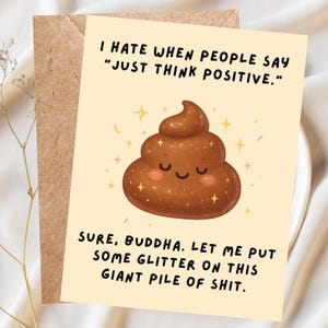 Funny Get Well Soon Card Cancer Support Card Sarcastic Sympathy Card Encouragement Card Humorous Cancer Recovery Card for Friend