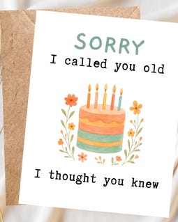 Funny Birthday Card for Friend, Rude Birthday Card for Him or Her, Inappropriate Adult Humor Card, Sarcastic Greeting Card By AnsAtelier Designed by AnsAtelier Shop owned by Yuvi Meenakshi 6 years on Etsy