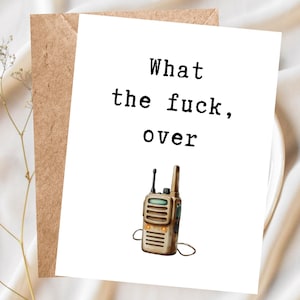 Lustige Karte, die Arbeit hinterlässt, Weg gehen, Auf Wiedersehen Karte, Abschied Karte, was zum Teufel Karte, Personalisierbare Karte, Snarky sarkastische Karte Rude Auf Wiedersehen
