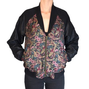 Bombers Calliope, Col Châle, handmade.