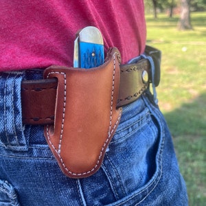 Leather Knife Sheath, Knife Holder, pocket-knife sheath, ranch sheath, knife case, knife protection, knife scabbard, pocket knife scabbard