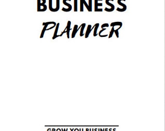 Planner voor kleine bedrijven | Bedrijfsplanner PDF | Bedrijfsplanning | Bedrijfsplanner | Businessplan 2023 | zijkant hussel