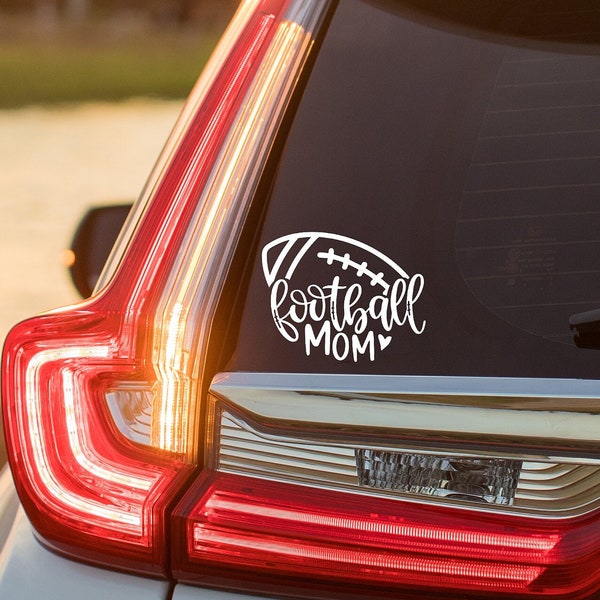 Football Car Decal Etsy