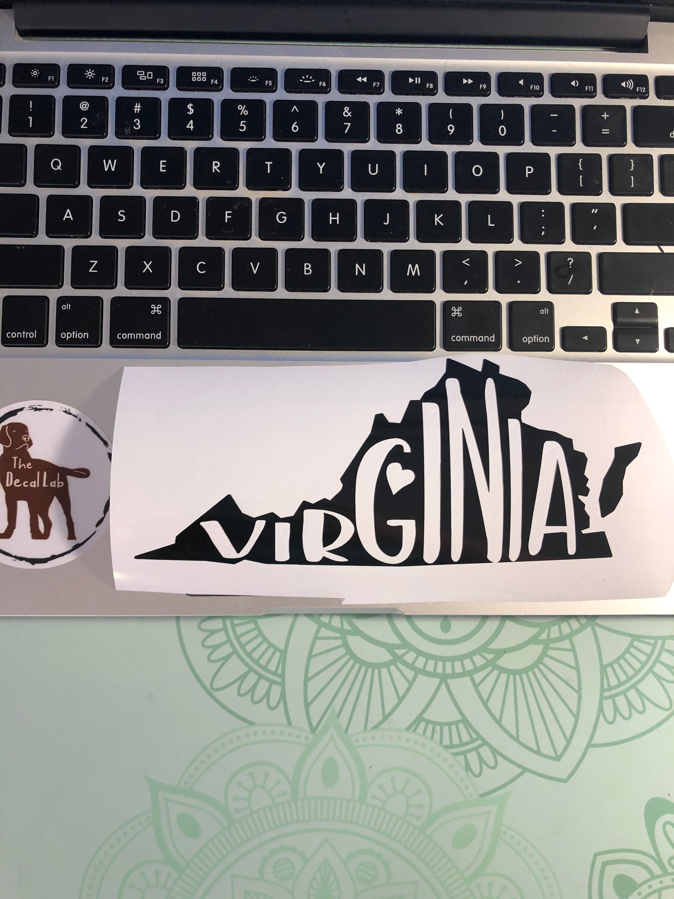 Virginia Decals Virginia Home Decals State Decals Etsy