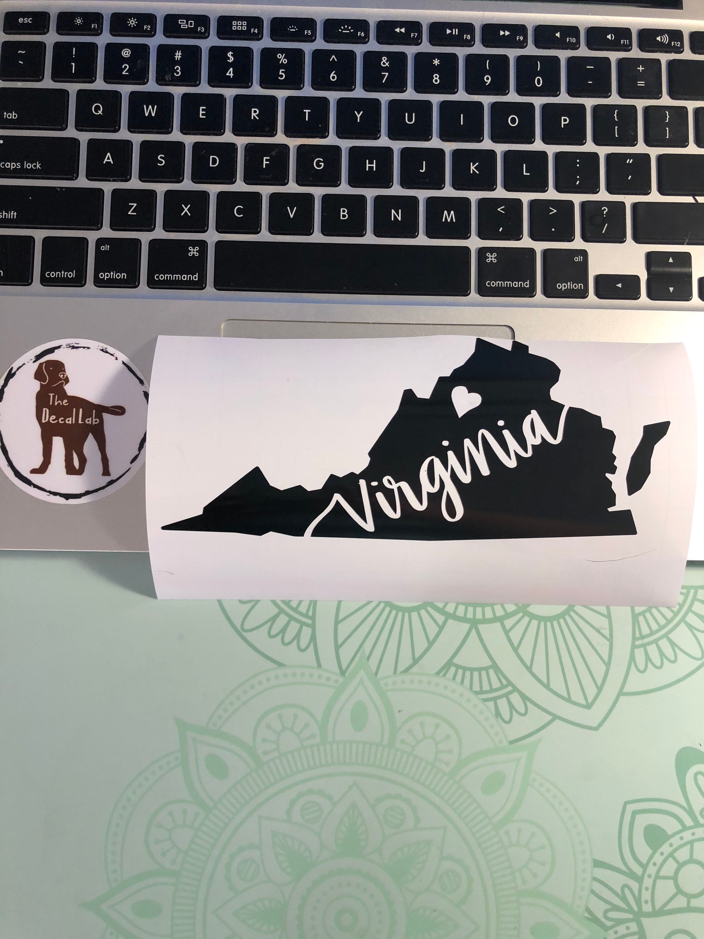 Virginia Decals Virginia Home Decals State Decals Etsy