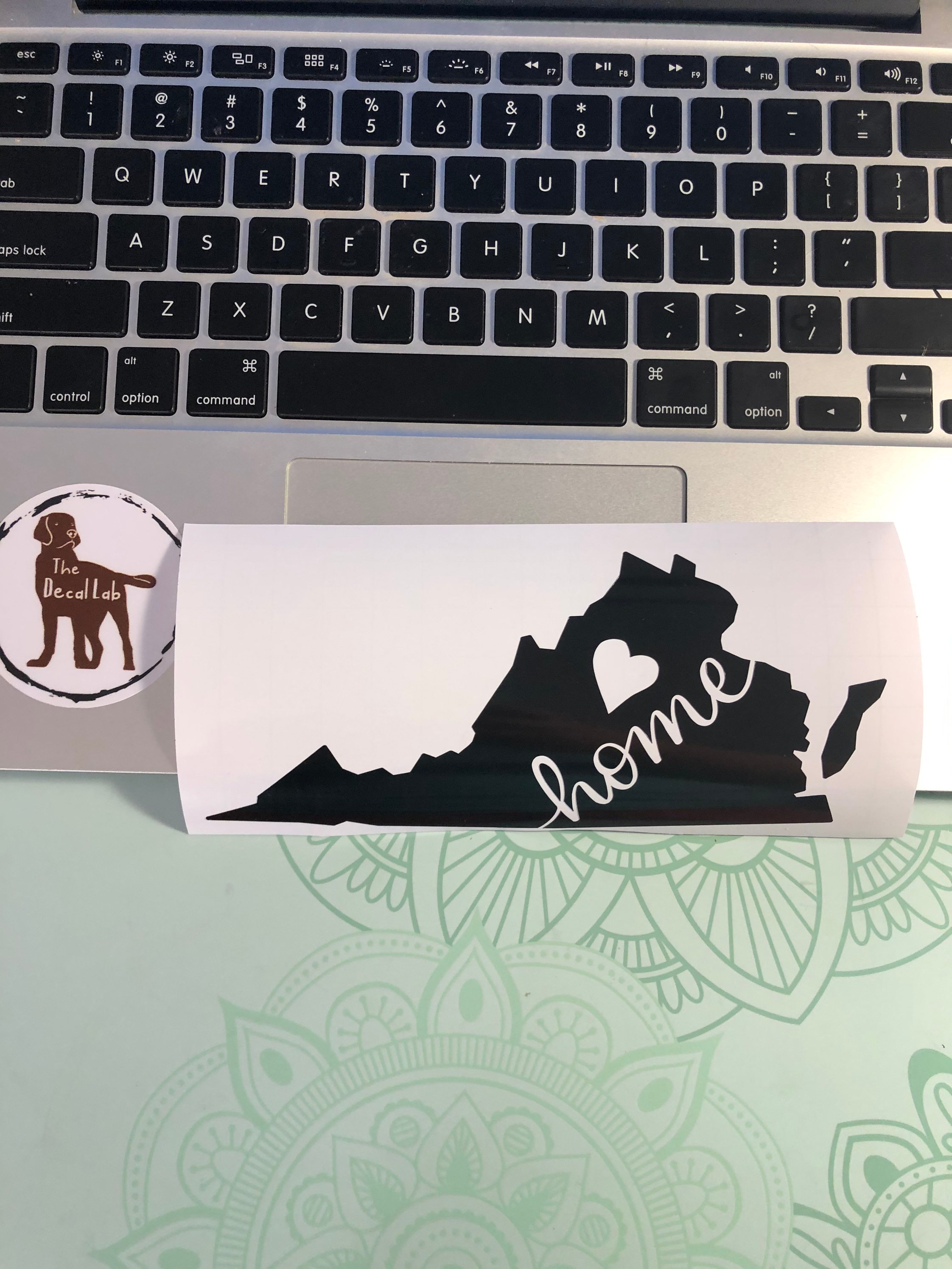 Virginia Decals Virginia Home Decals State Decals Etsy