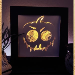 Shadowbox SVG DXF File Halloween