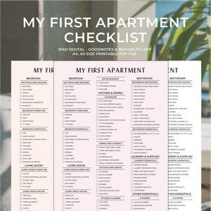 The First Home Essentials Checklist