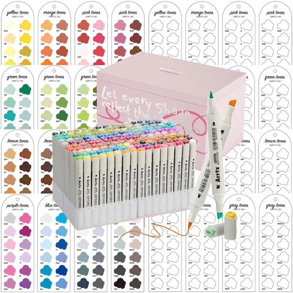 Arrtx OROS 160 Alcohol Markers Paint Markers Dual Tip - Digital