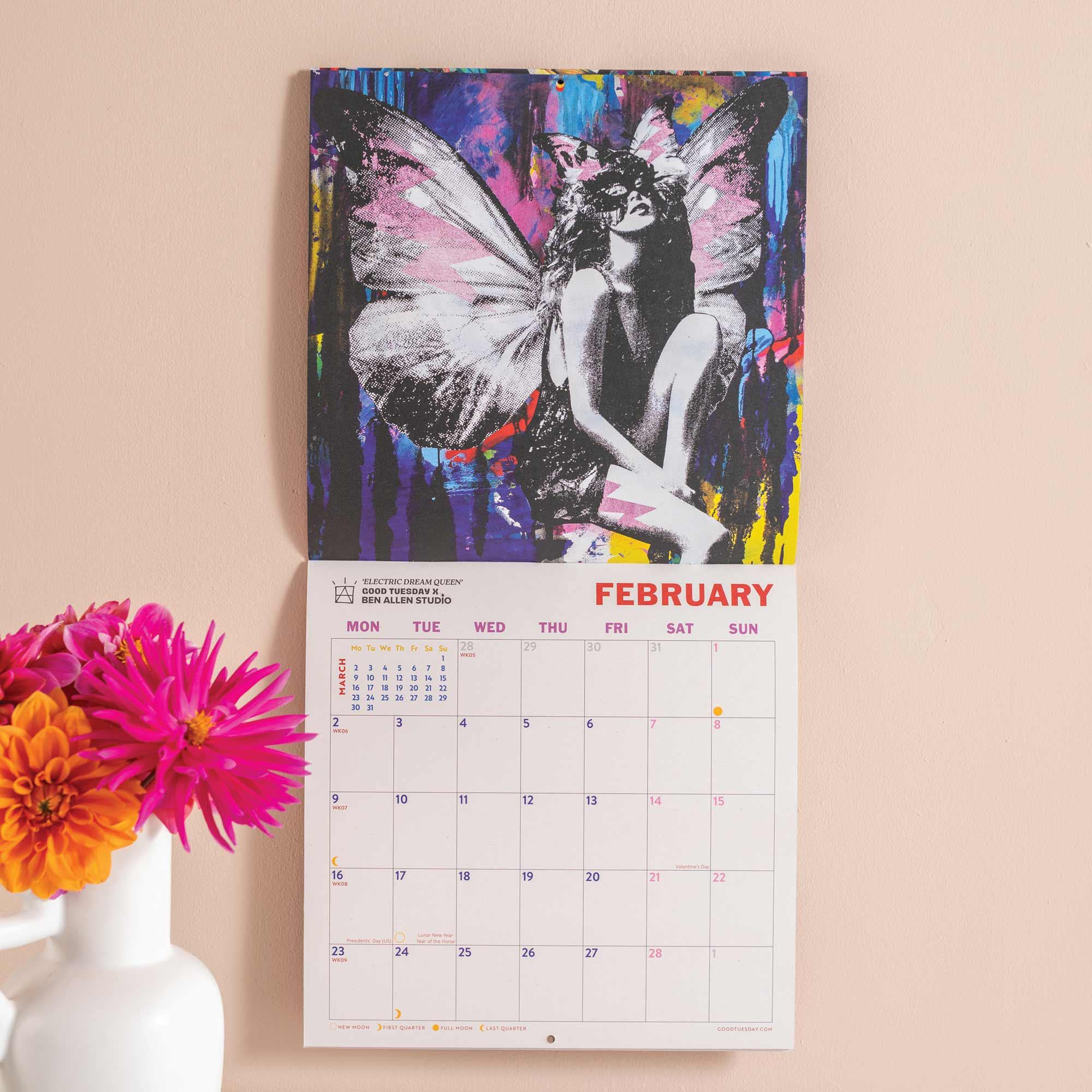 2026 Calendar | Pop Art | Graffiti Style by Ben Allen X Good