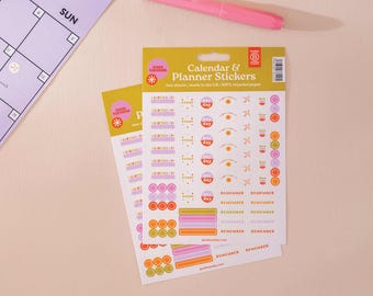 Planner & Calendar Stickers | Journal Stickers | Everyday Stickers | Recycled Paper