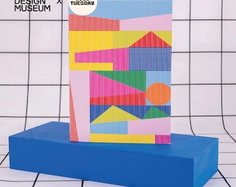 A5 Building Design Museum Notebook | Gridded Journal | Recycled Paper | UK Made Stationery | Recycled Paper Journal | Colourful Notes