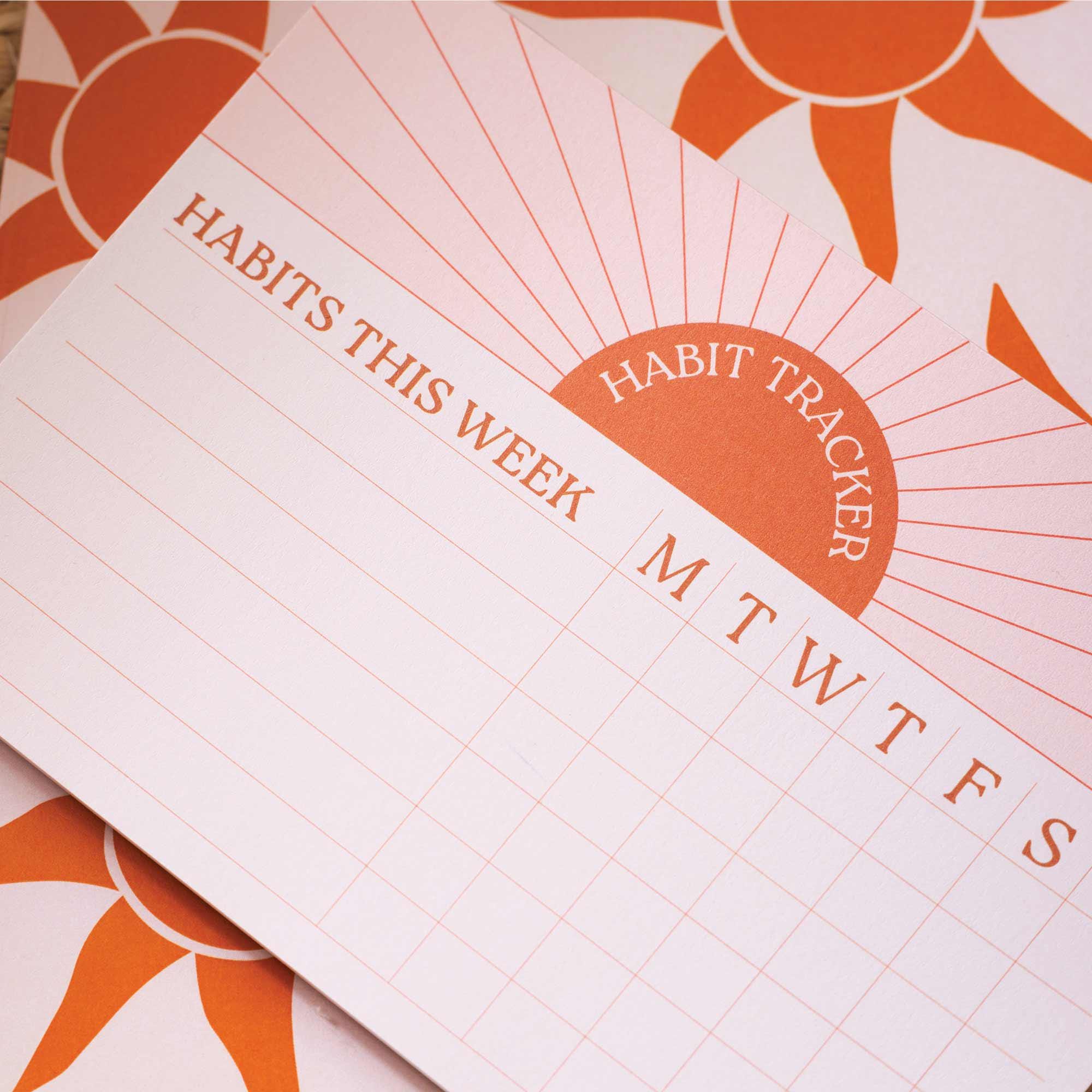 Weekly Habit Tracker A6 50 Page Pad | Routine Tracking | Goal Planner ...