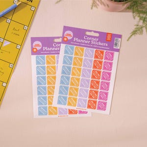 Corner Planner Stickers | Journal Stickers | Everyday Stickers | Recycled Paper | Appointment | Event | Birthday | Diary Stickers