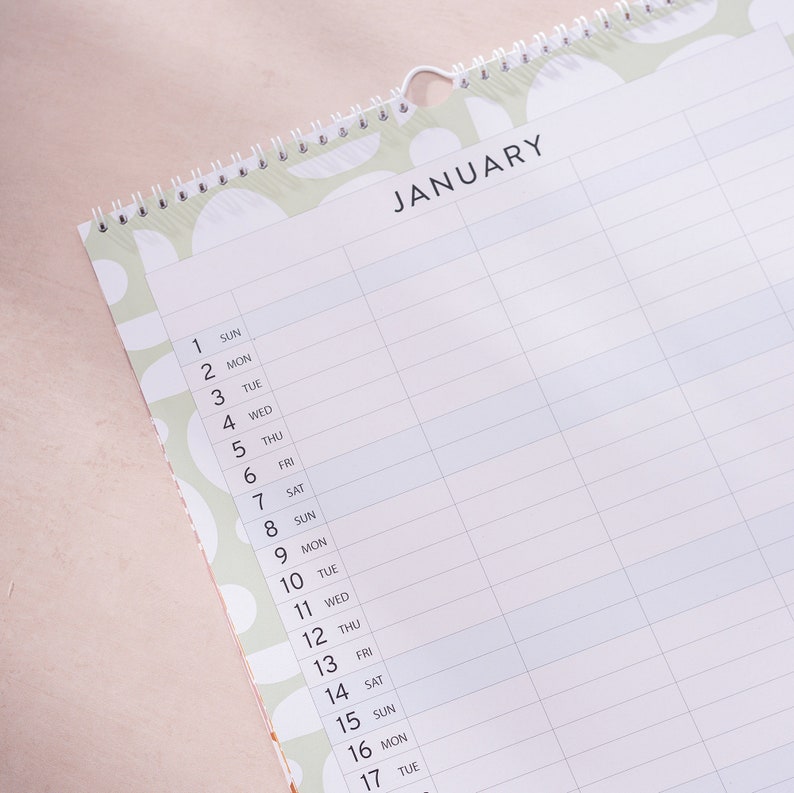 2023 Family Wall Calendar Planner Large A3 Calendar Etsy UK
