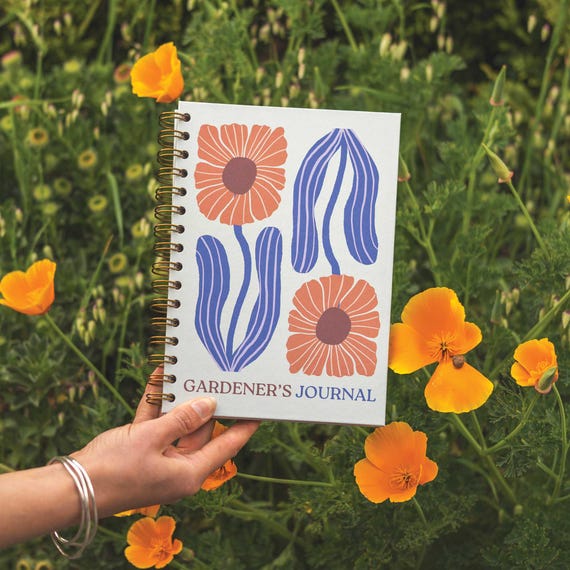 A5 Gardening Journal Garden Planner | Planting Notebook | Five-Year Garden Log | Seasonal To-Do List | Plant Tracker | Recycled | In Bloom