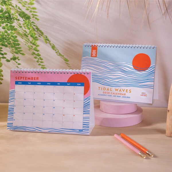 Free Standing A5 Calendar Etsy