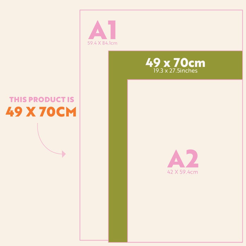 Compact 49 x 70 cm wall planner displayed above a desk
