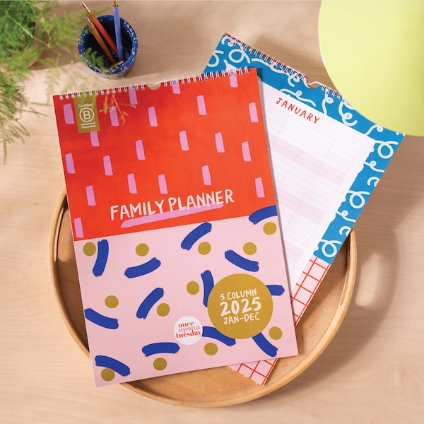 2025 Wall Family Calendar Etsy