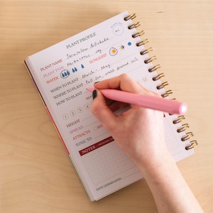 Plant Profile Pages – Keep Detailed Notes on Plant Care and Growing Conditions