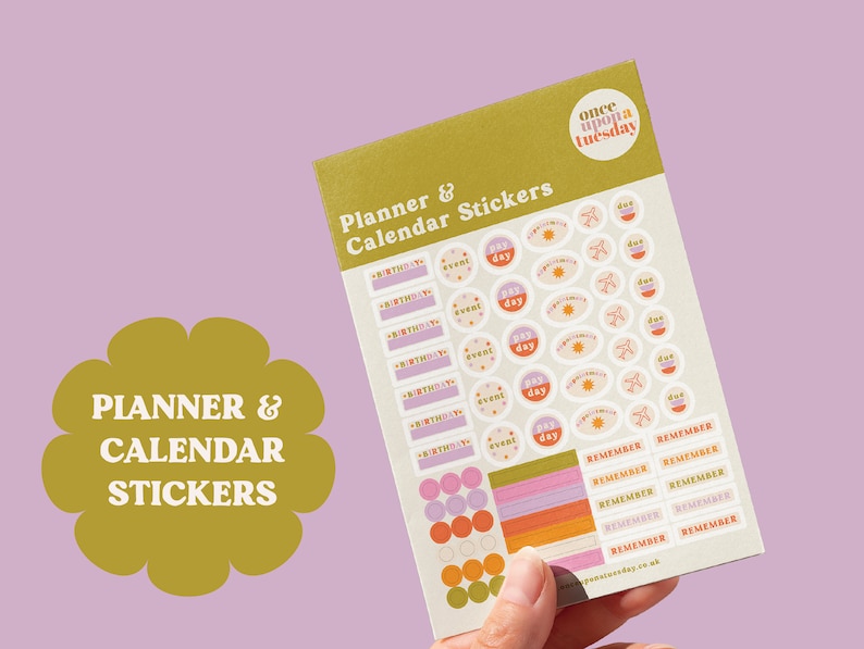 Planner & Calendar Stickers Journal Stickers Everyday Etsy