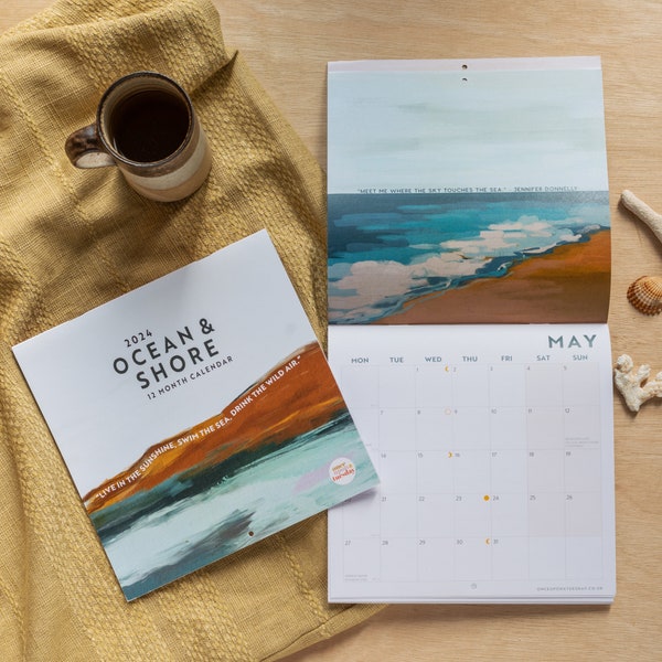 Nautical Calendar Etsy