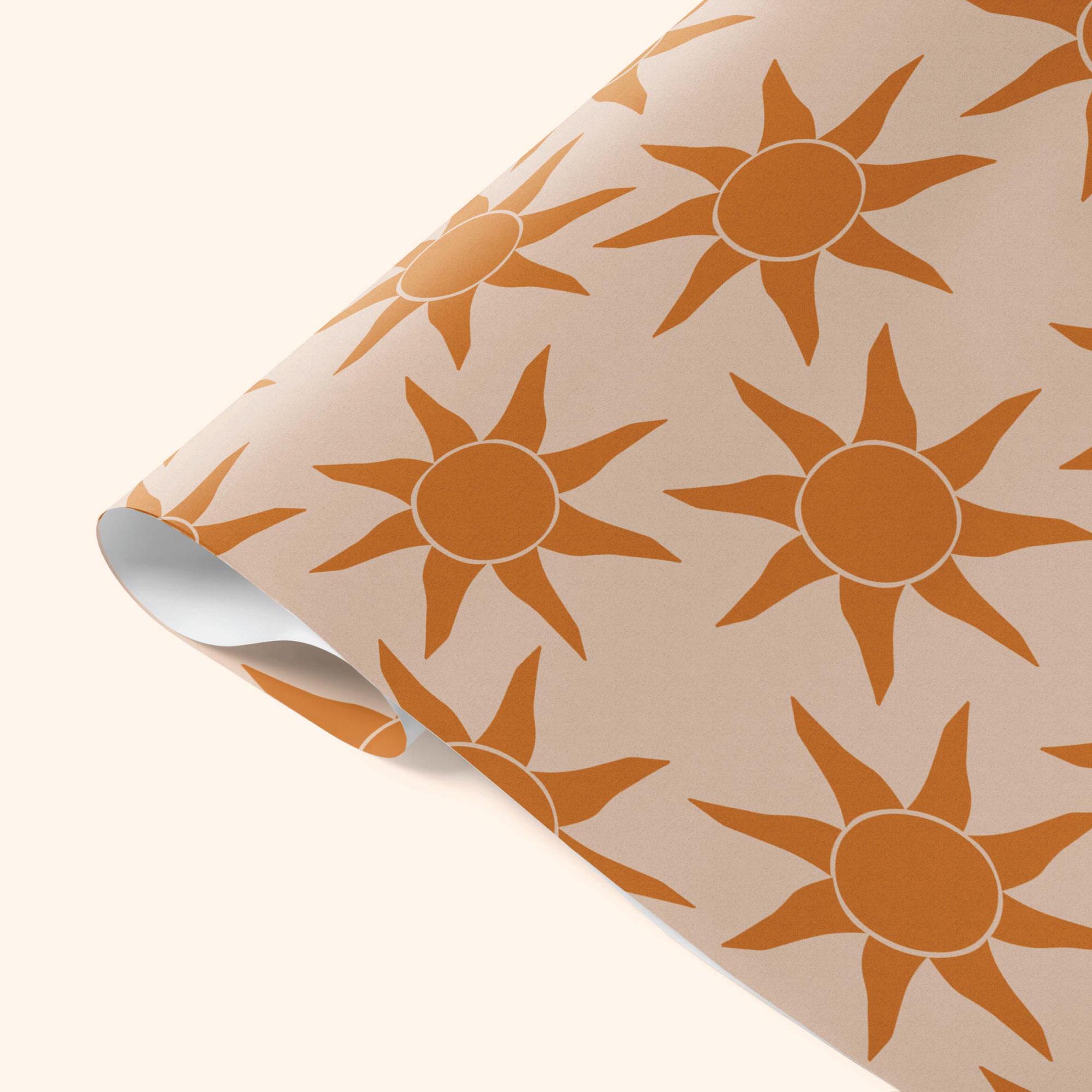Sun Print Wrapping Paper | Colourful Gift Wrap | Recycled Wrapping ...