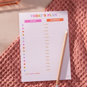 A5 Daily Planner Pad You Got This Hourly Planner Notepad | To-Do List | WFH Desk Pad | Productivity Pad | Everyday Planner | Magnetic Pad