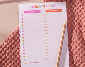 A5 Daily Planner Pad You Got This Hourly Planner Notepad | To-Do List | WFH Desk Pad | Productivity Pad | Everyday Planner | Magnetic Pad