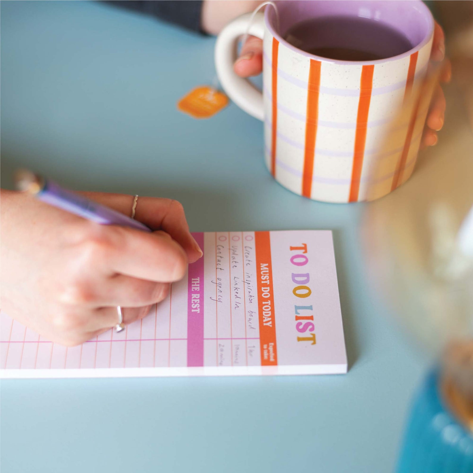 Slim To-do List & Notepad You Got This Colourful Deskpad | Tear off ...