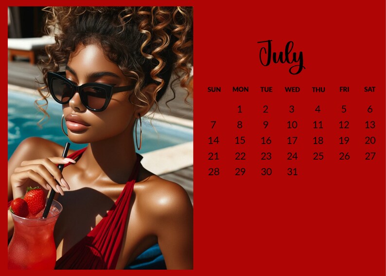 2024 Black Girl Magic Calendar Etsy