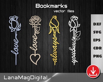 Cricut Bookmark Etsy
