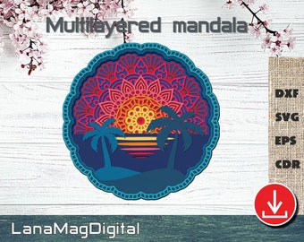 Download Palm Tree Mandala Etsy