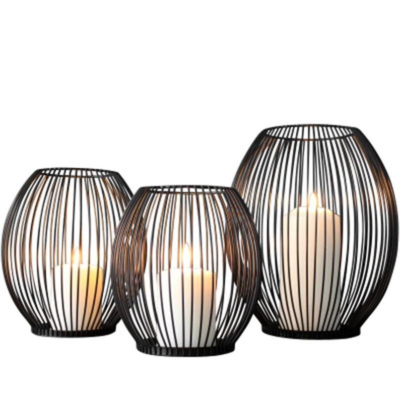 Candle Holder Lantern lantern in Black Different Etsy