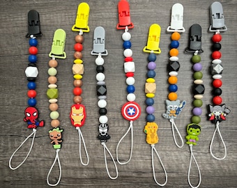 Marvel Pacifier Clips