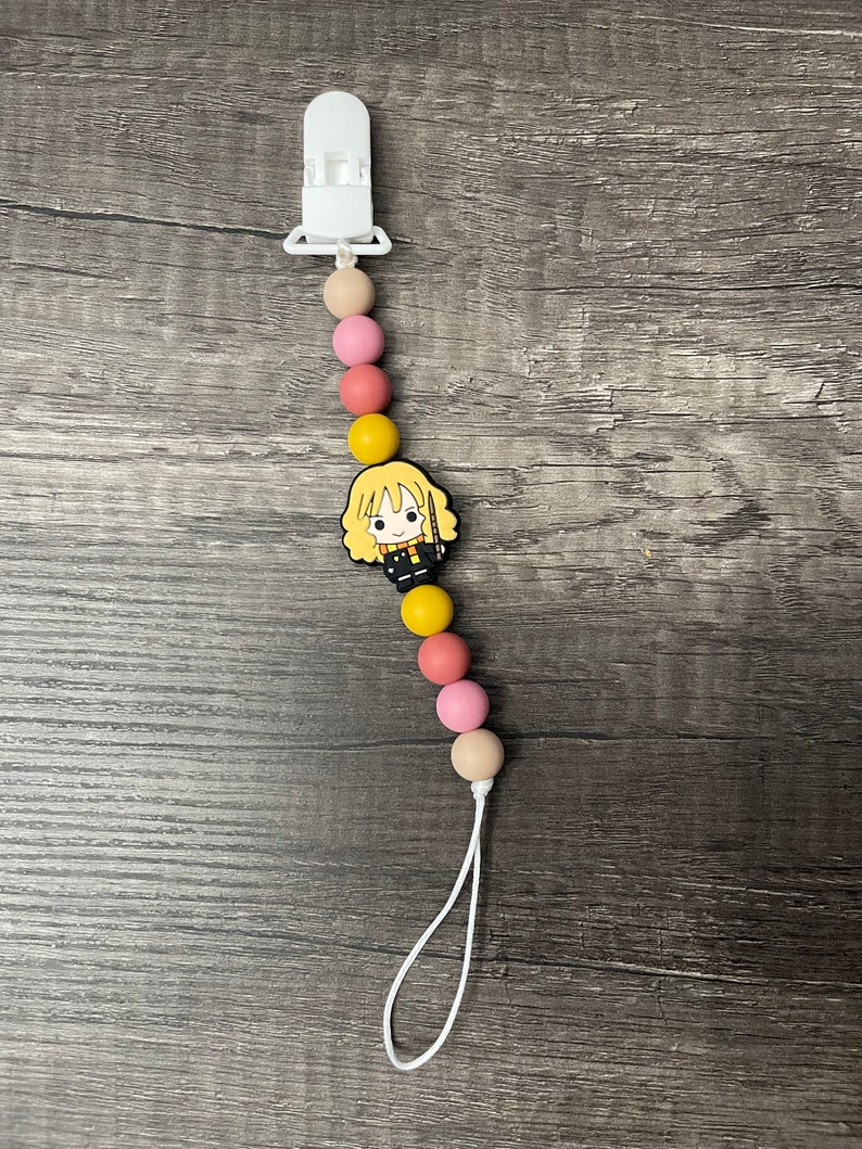 Character Teether You’re a Wizard Pacifier Clip - Etsy
