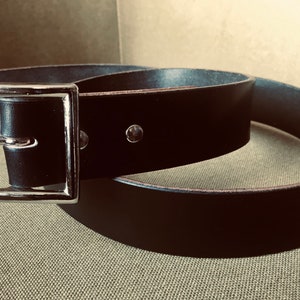 Leather Belt West End Buckle 30mm Choice of Colours Keeper Handmade 100/% Leather